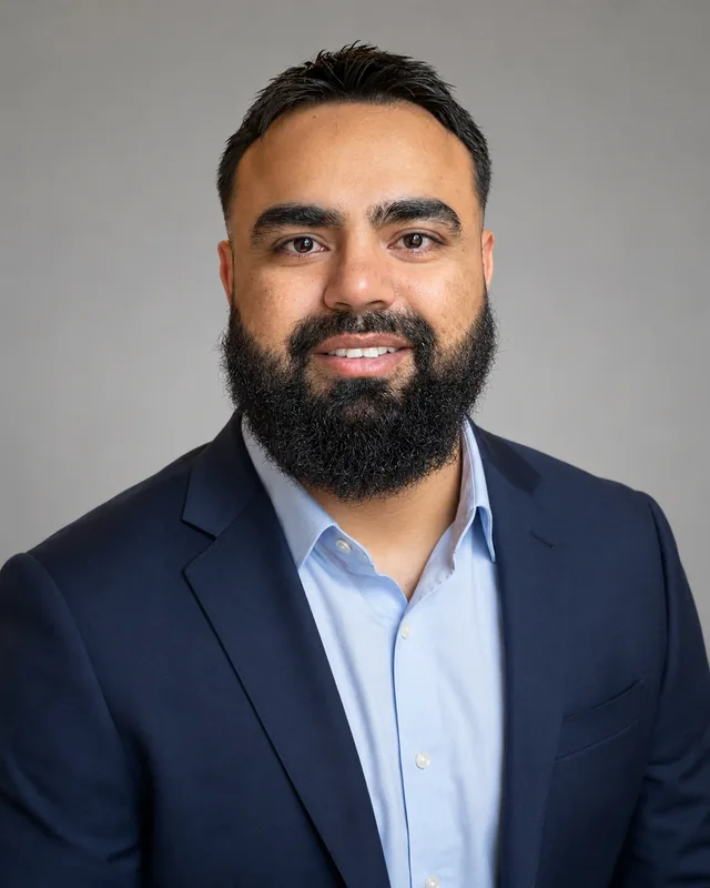 Ahmad Khan, AI trainer and founder of AI Impact Maine in Portland, Maine